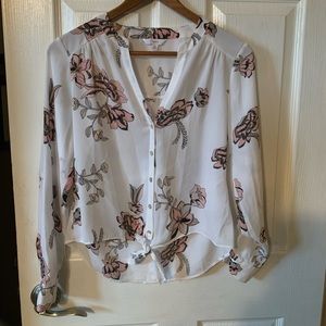 ✨ Floral Sheer Blouse